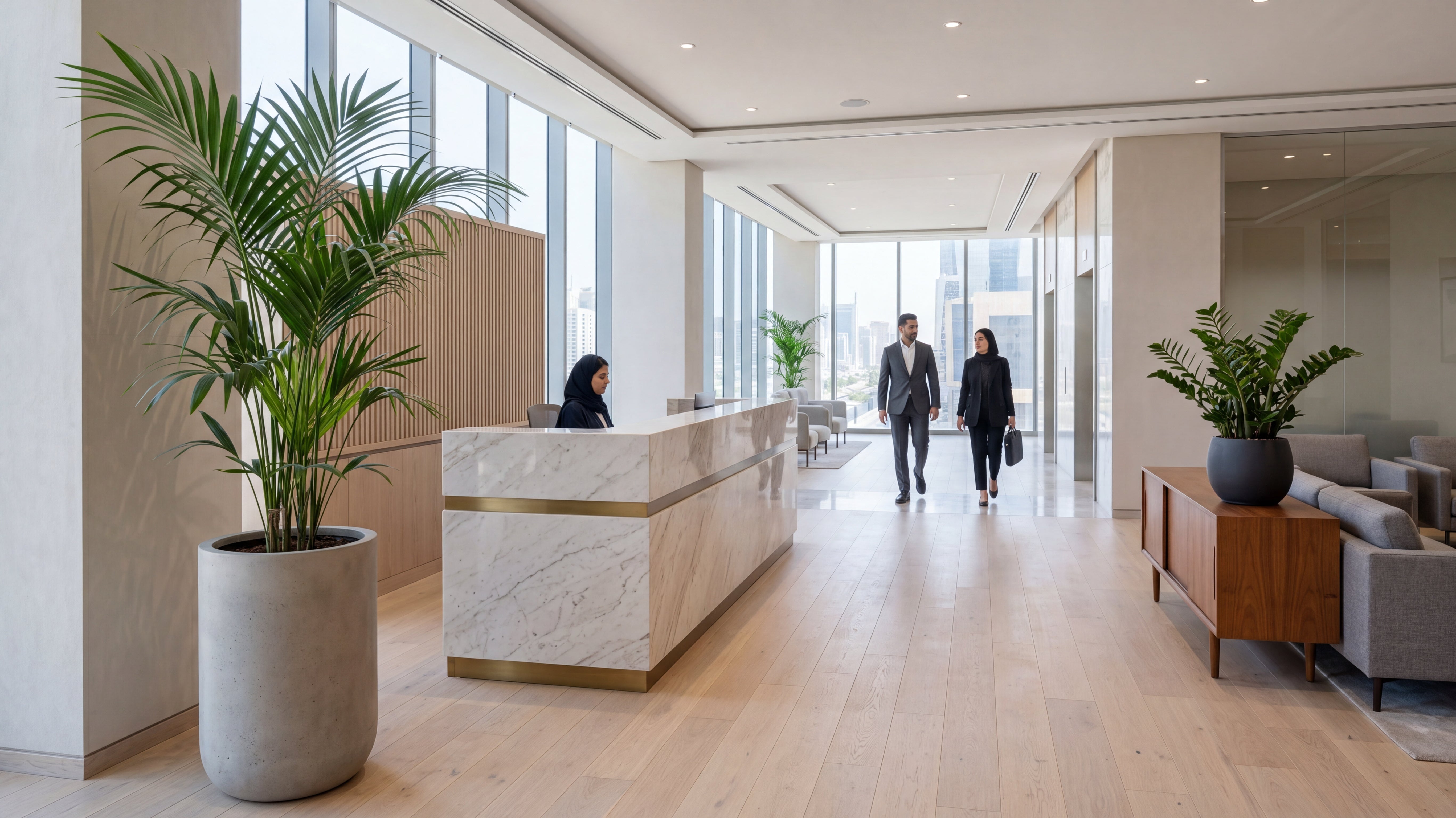 Office Plants Riyadh: A Commercial Buyer's Guide for Businesses, Clinics & Hospitality - Bostan