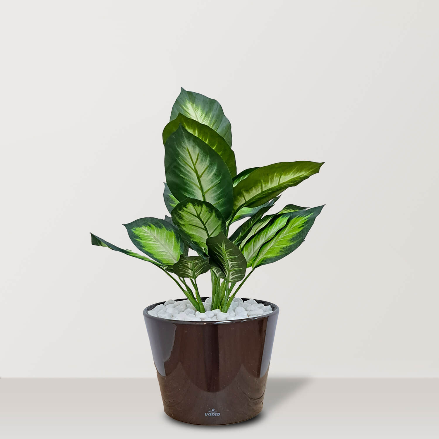 Artificial Dieffenbachia maculata in VASO Pot