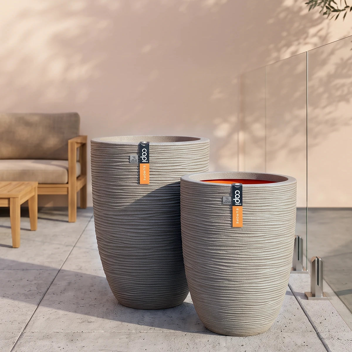 Capi Europe Vase Elegant Low Rib NL
