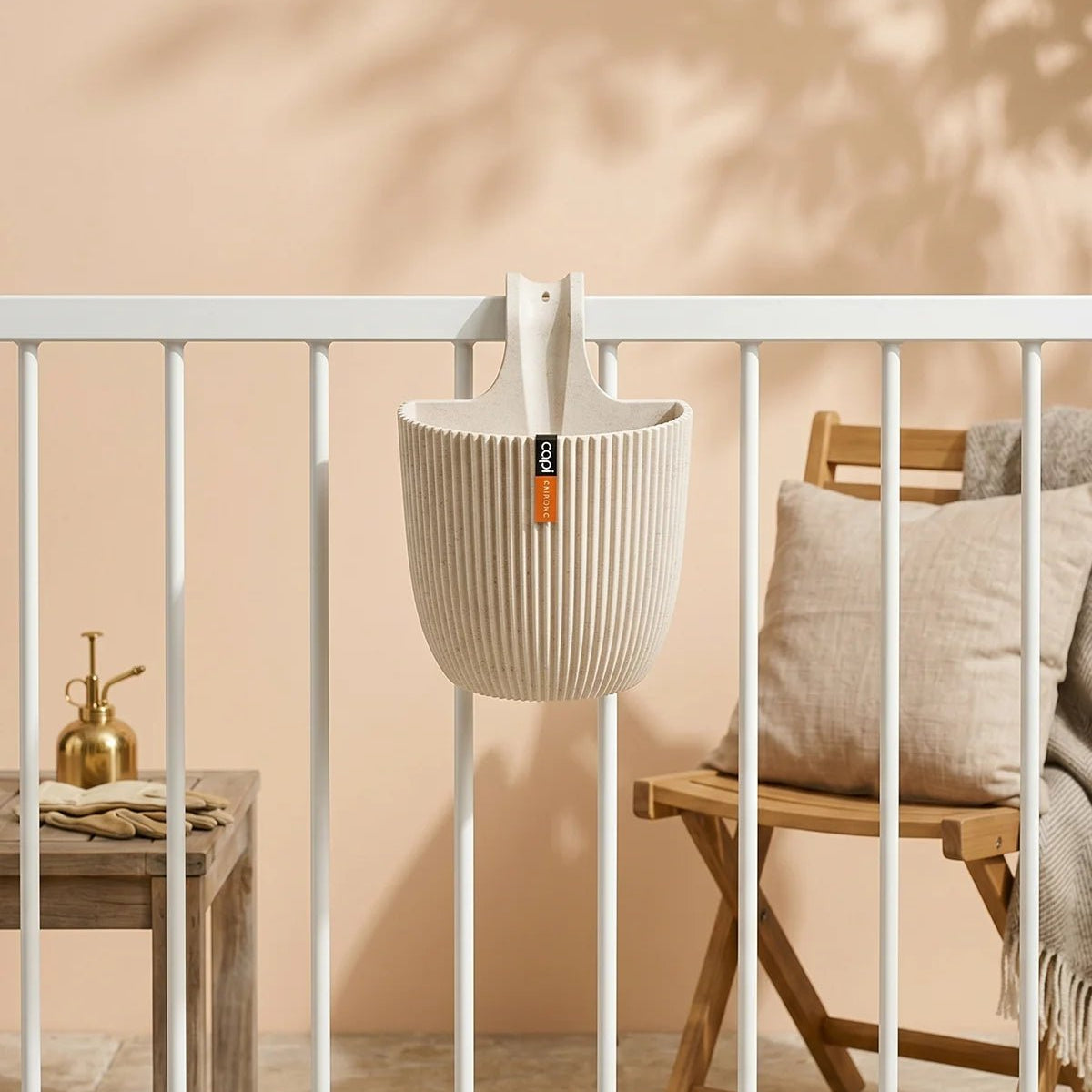 Capi Europe Planter Balcony Groove - Bostan