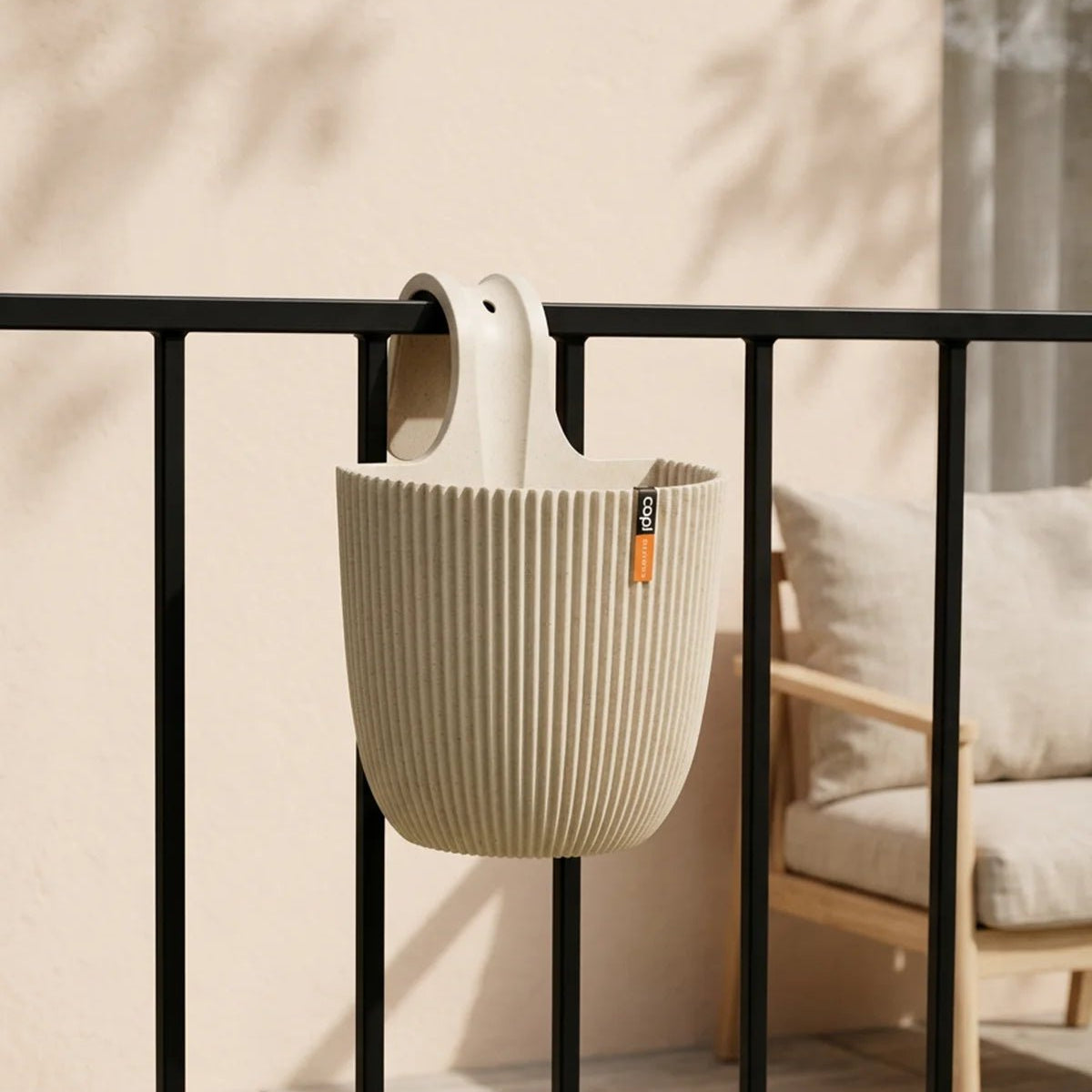 Capi Europe Planter Balcony Groove - Bostan