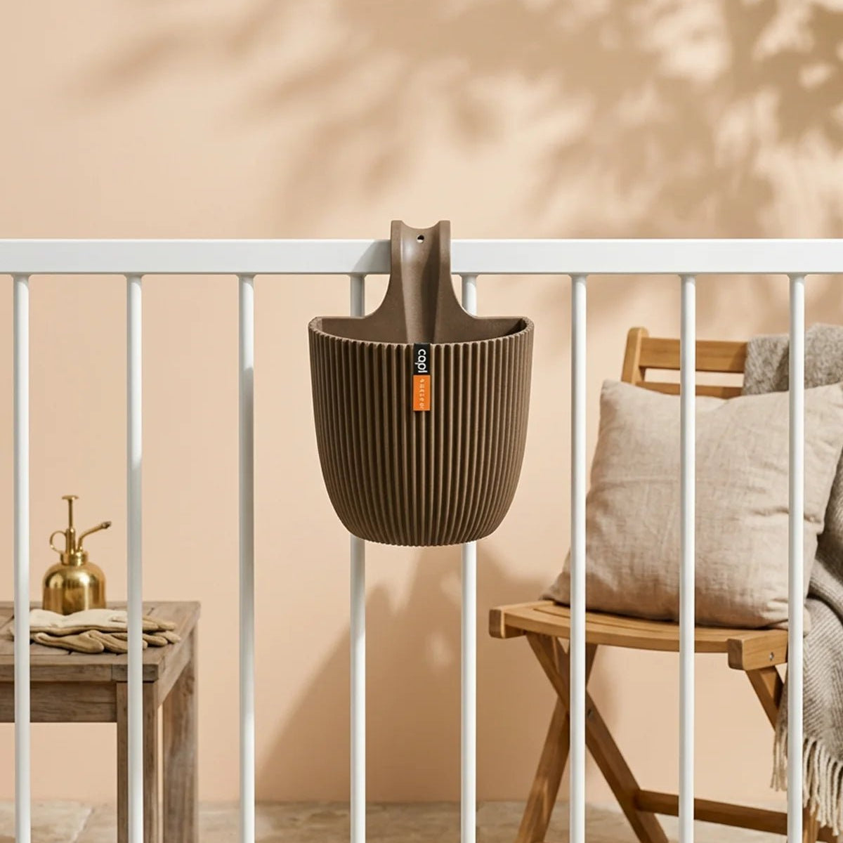 Capi Europe Planter Balcony Groove - Bostan