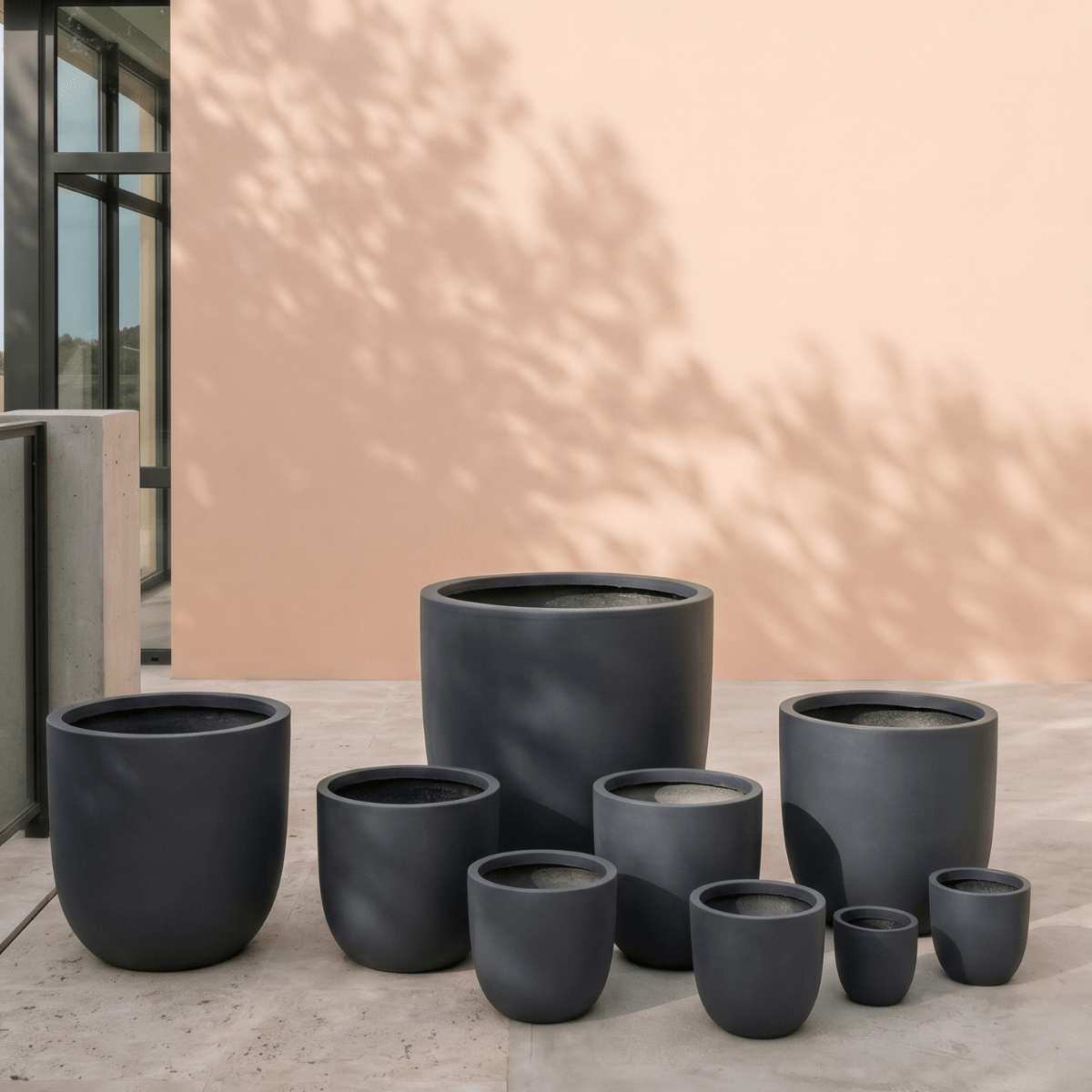Classic Round Fiberclay Pot - Bostan