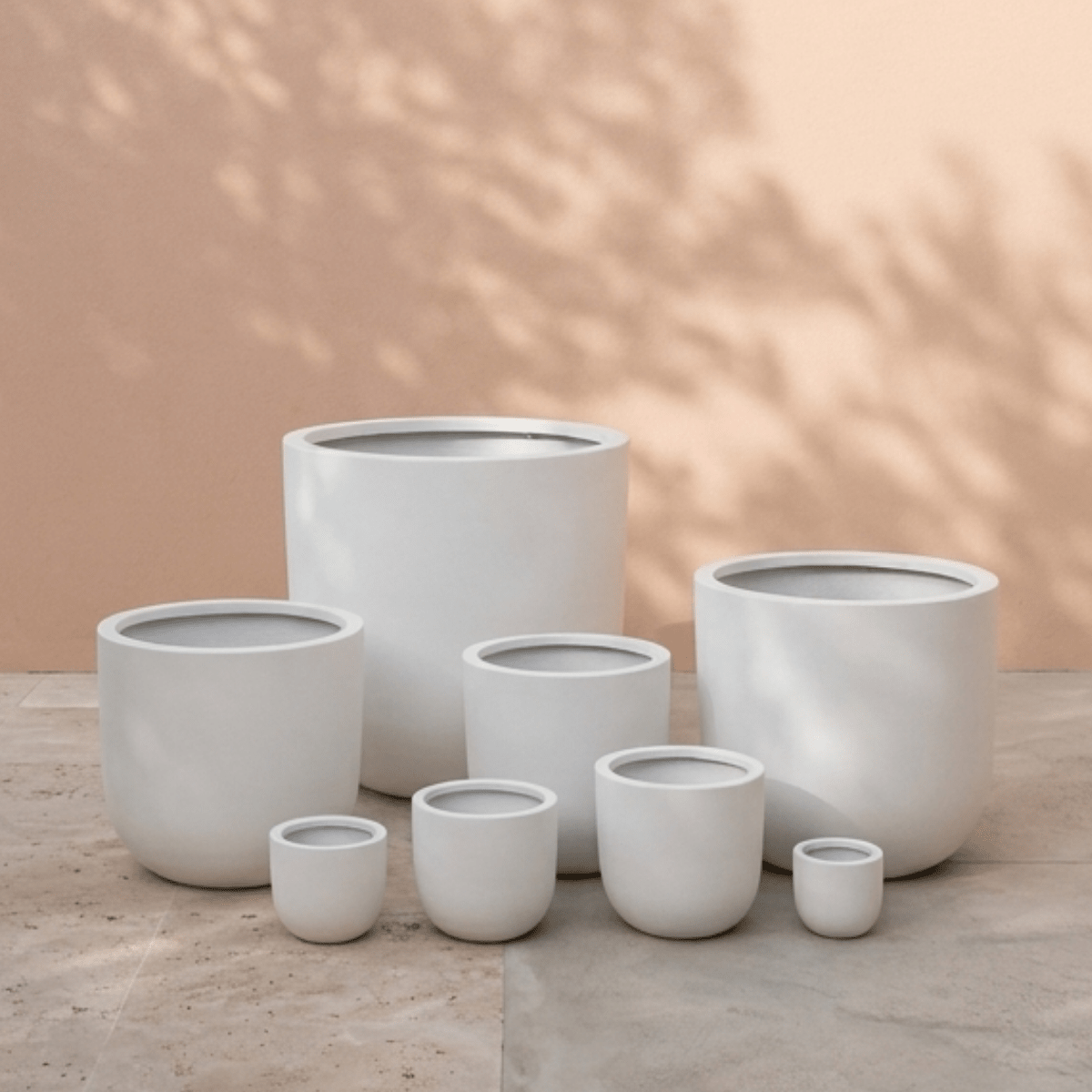 Classic Round Fiberclay Pot - Bostan