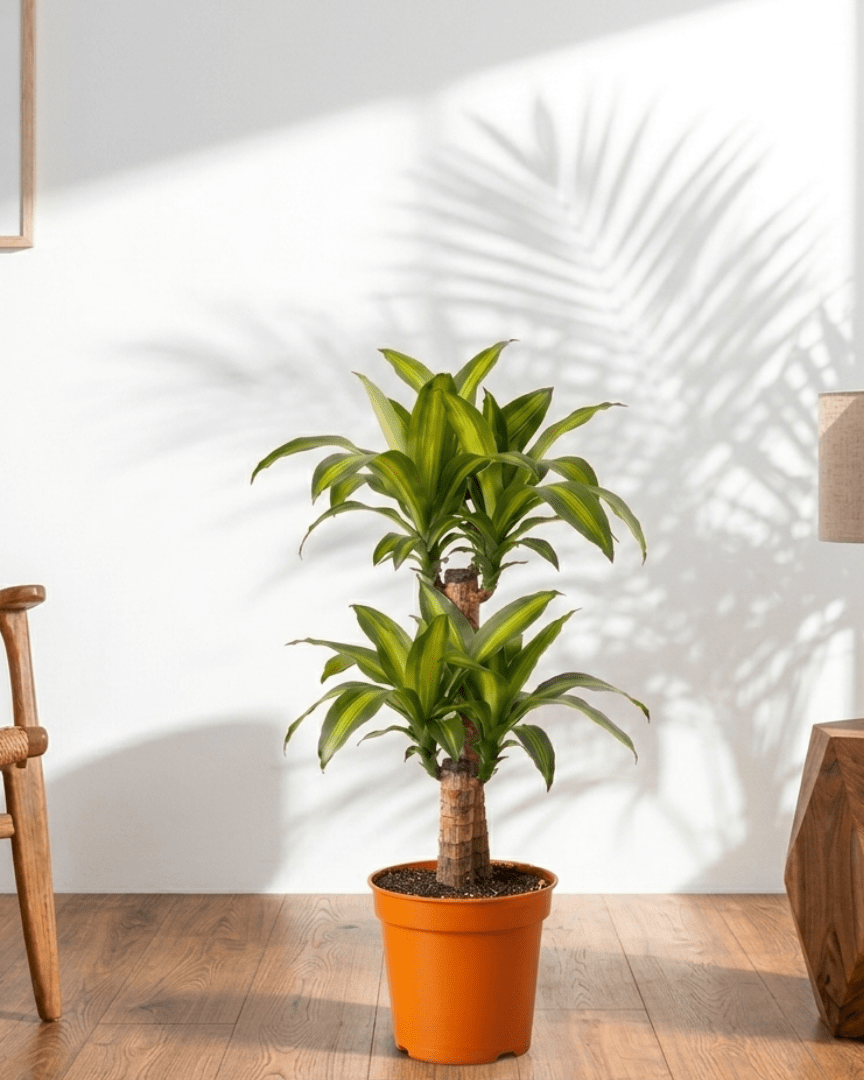 Corn Plant (Dracaena fragrans Massangeana) - Bostan
