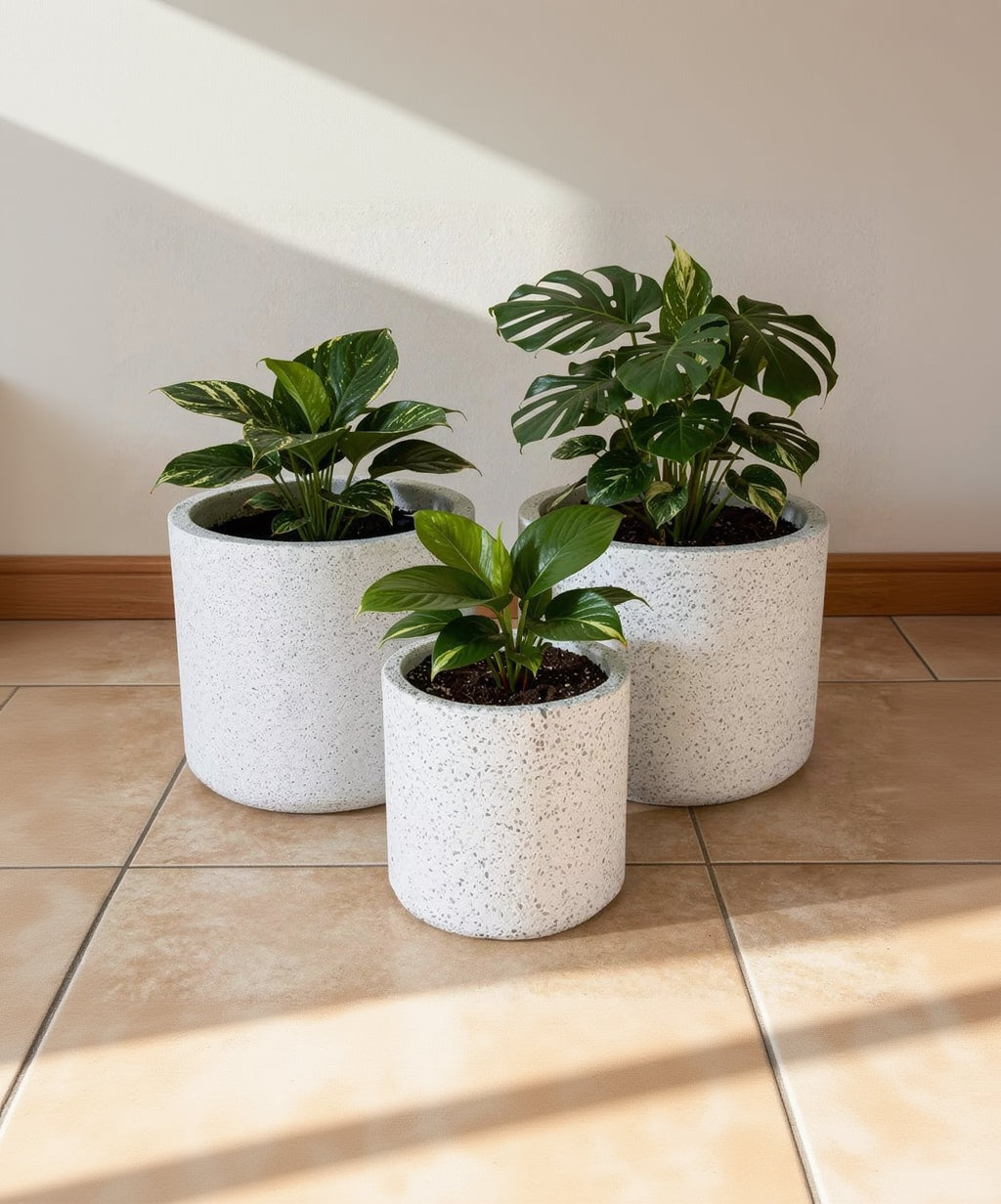 Fiber Cement Pot H0131 - 058 - S3 - HG.VN - Bostan Al Jazeera