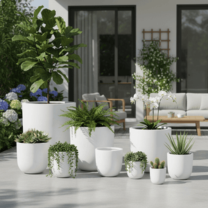 Fiber Clay Pot DW258918 - Bostan Al Jazeera