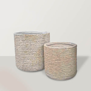 Fiber Clay Pot LT - 13963 - Bostan Al Jazeera