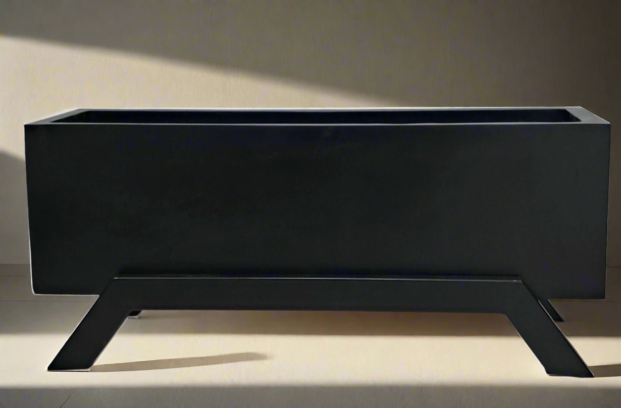 GRP RECTANGULAR PLANTER BOXES WITH STAND - Bostan Al Jazeera