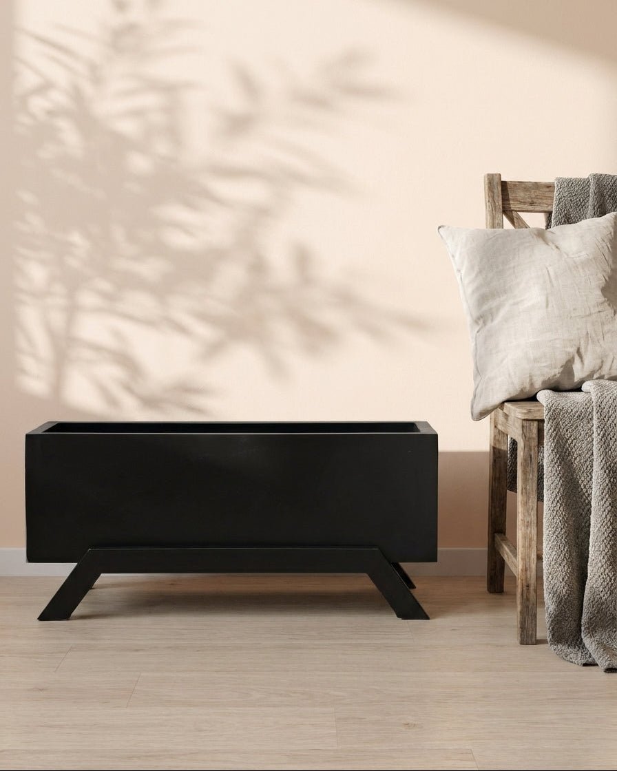 GRP RECTANGULAR PLANTER BOXES WITH STAND - Bostan