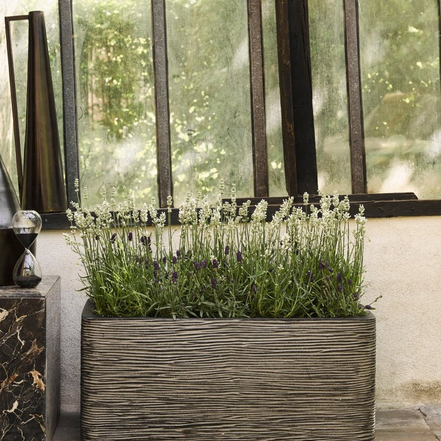 Planter Rectangle Rib NL - Bostan Al Jazeera