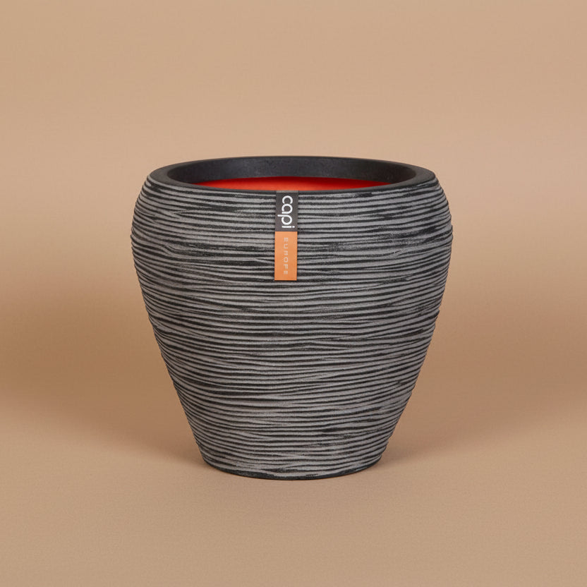 Vase Taper Round Rib NL - Bostan Al Jazeera