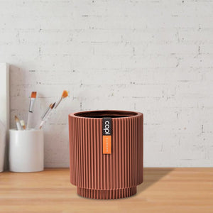 Vase Cylinder Groove BGVMR 312 - Bostan Al Jazeera