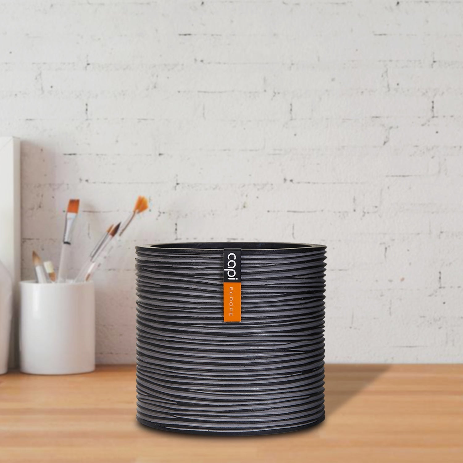 Vase Cylinder Rib BOFZ 211 - Bostan Al Jazeera