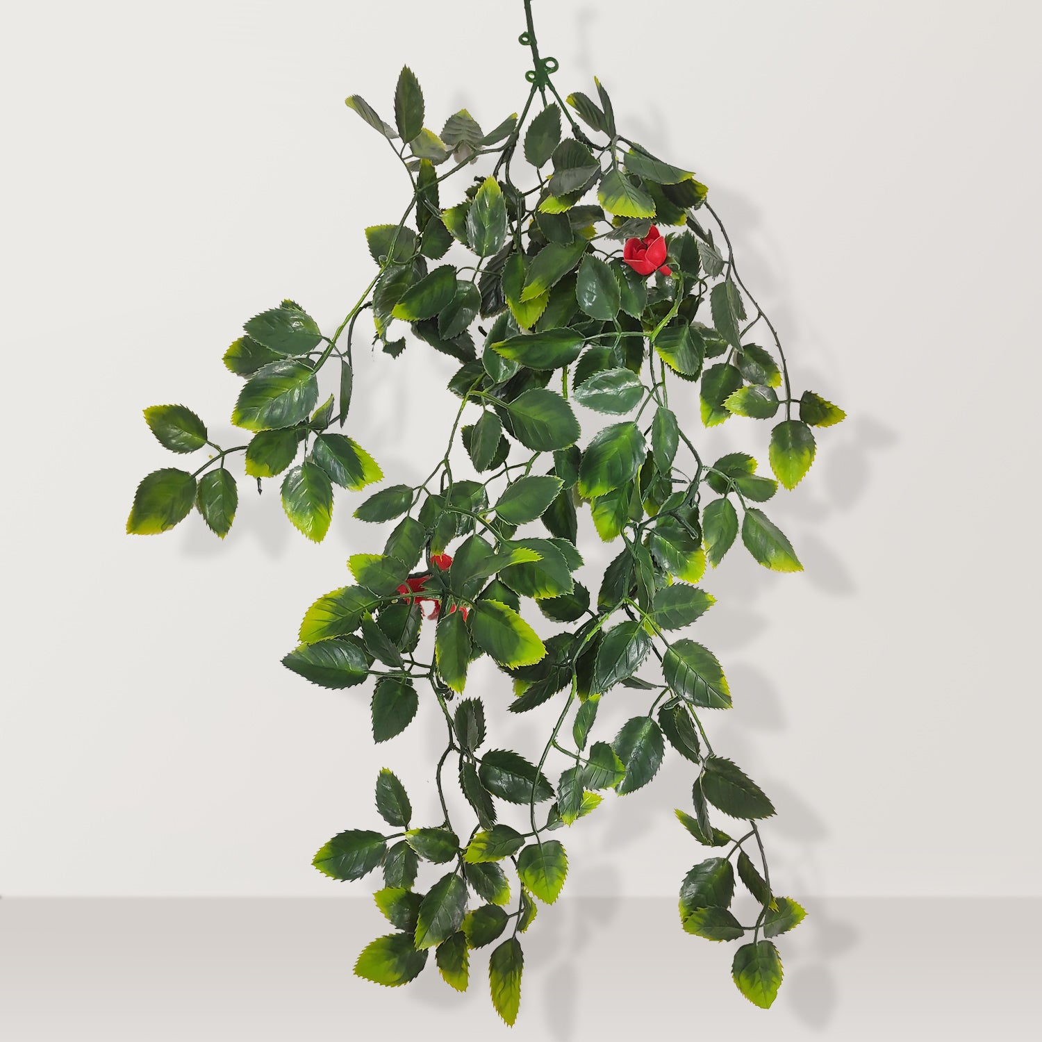 Artificial rose vine with red flowers 020 30cm