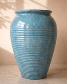 Jade Mist Glossy Pot, close-up of the full pot