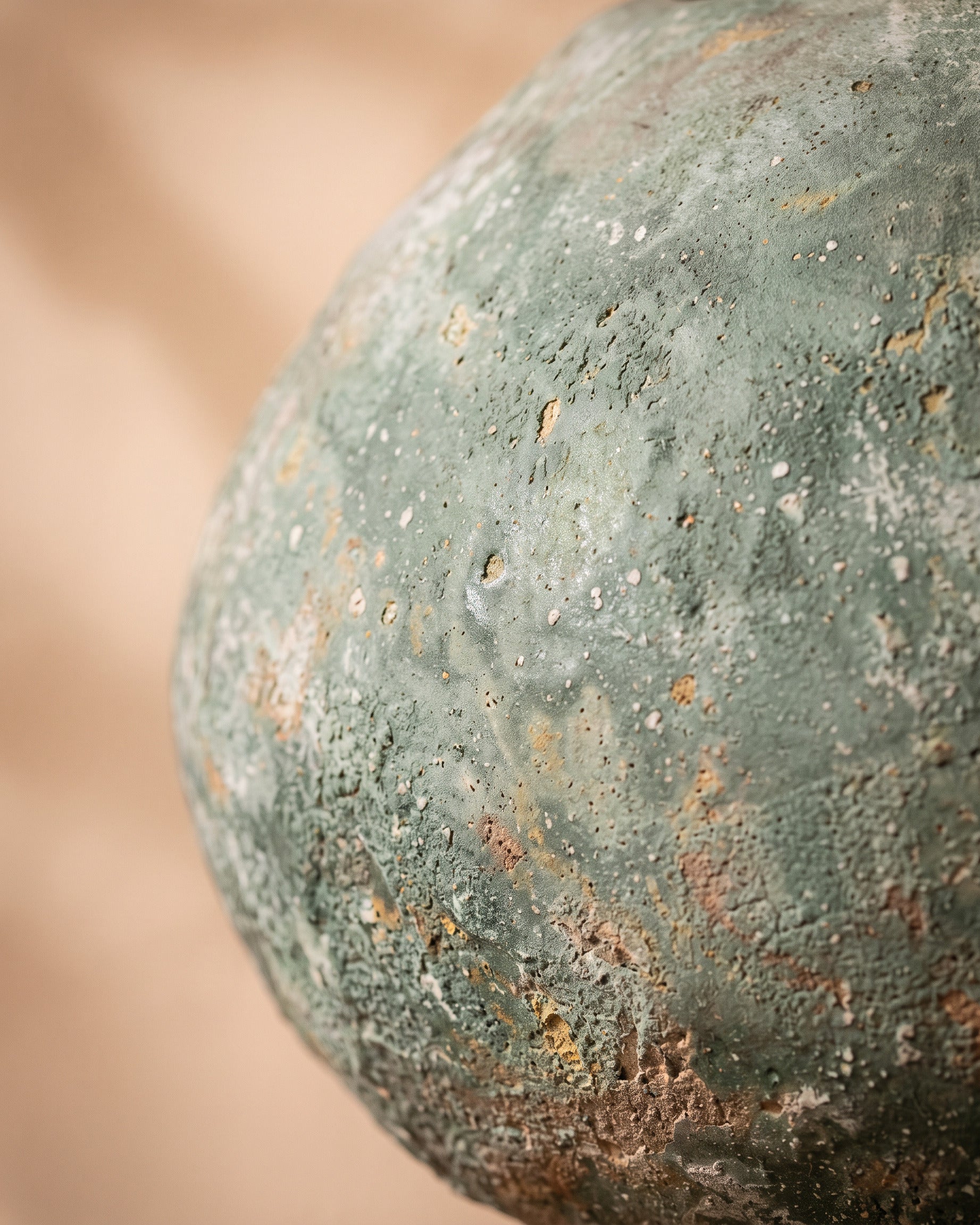 Oval Stone, close-up of the surface texture