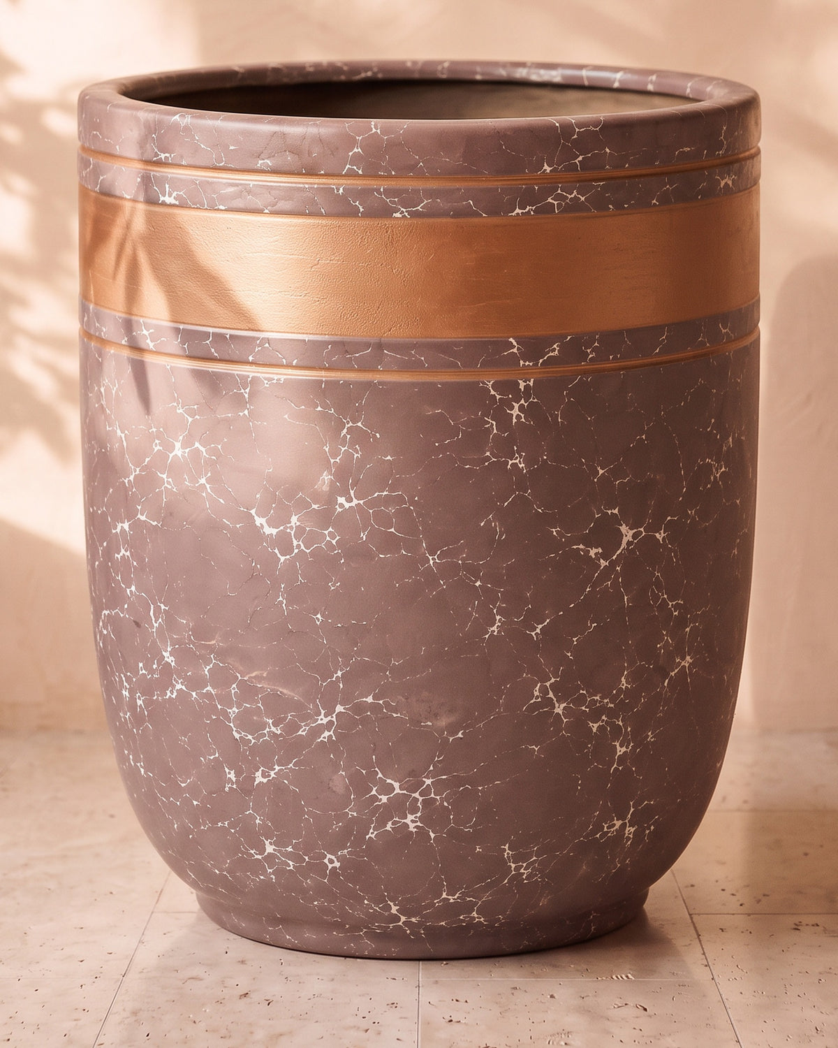Violet Marble Pot, close-up of the full pot