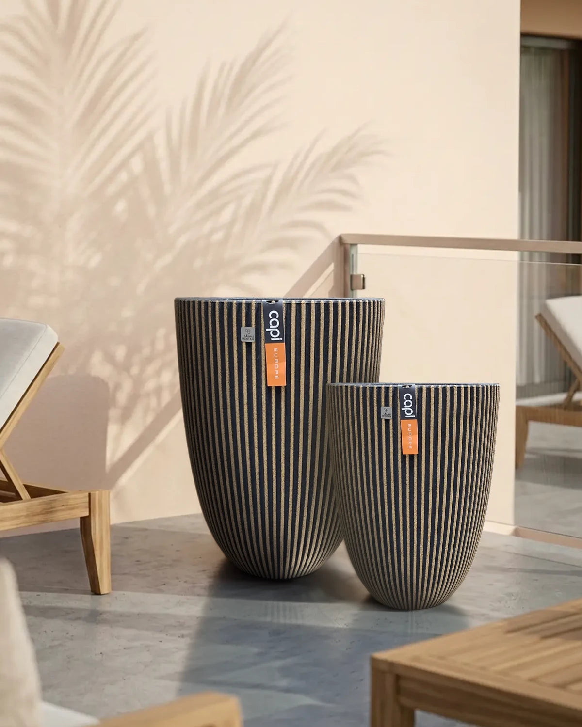 Capi Europe Vase Elegant Low Groove NL