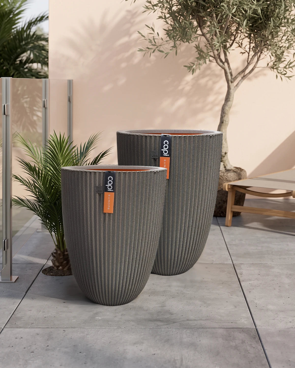 Capi Europe Vase Elegant Low Groove NL