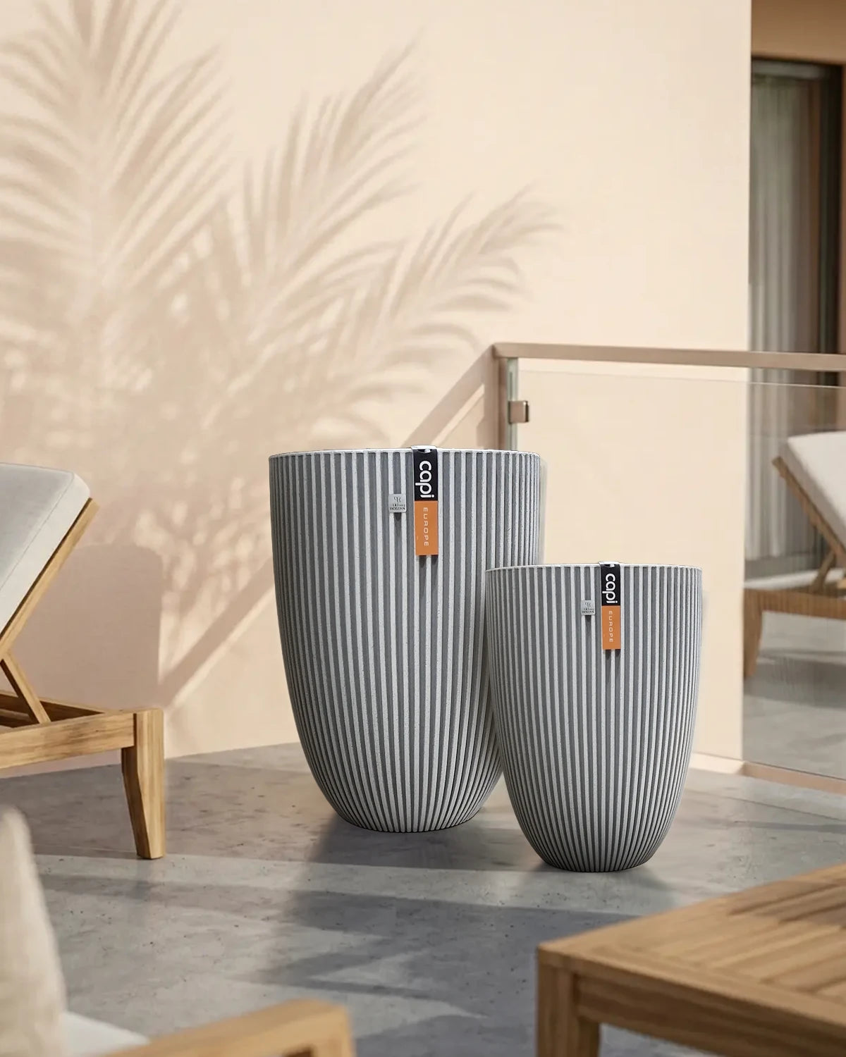 Capi Europe Vase Elegant Low Groove NL