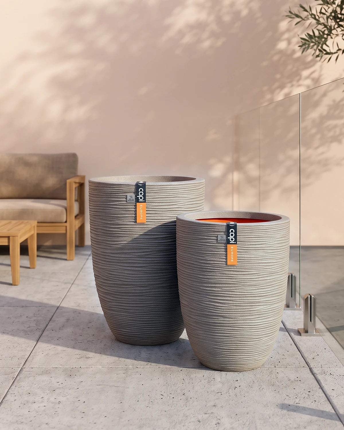 Capi Europe Vase Elegant Low Rib NL