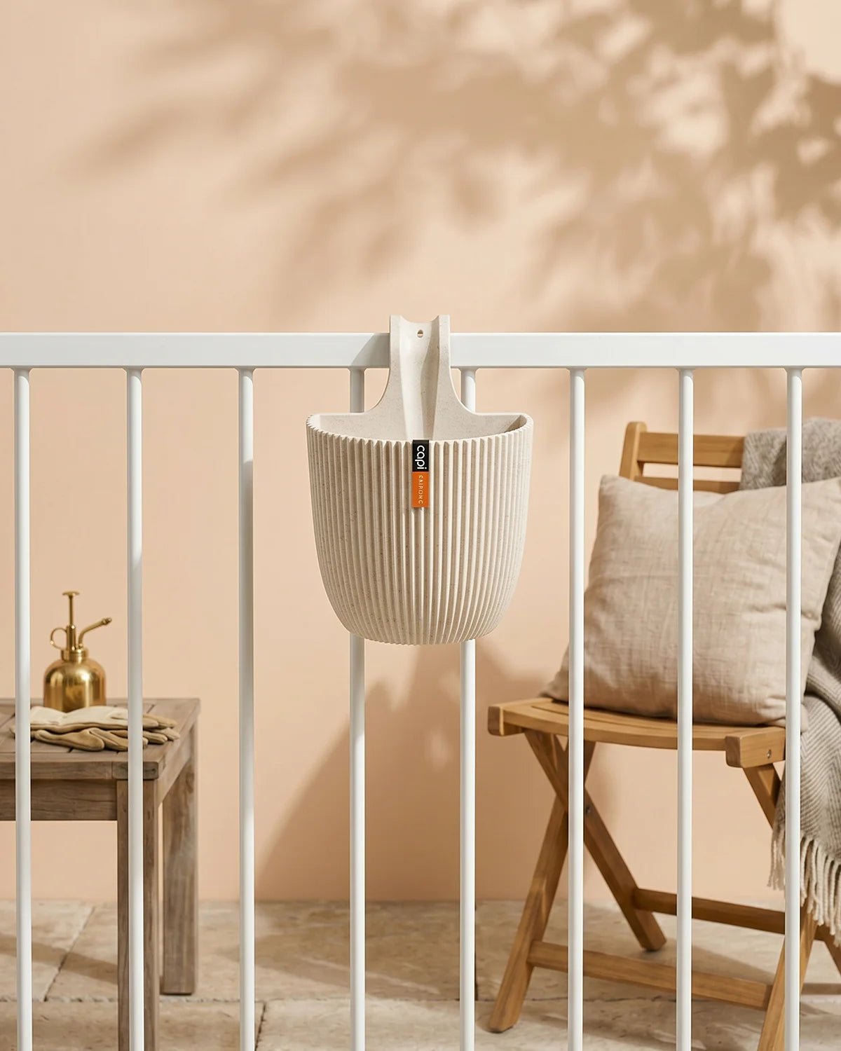 Capi Europe Planter Balcony Groove - Bostan