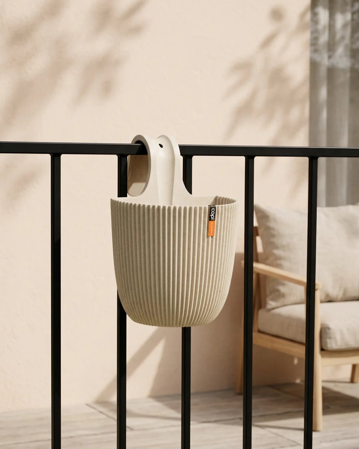 Capi Europe Planter Balcony Groove - Bostan