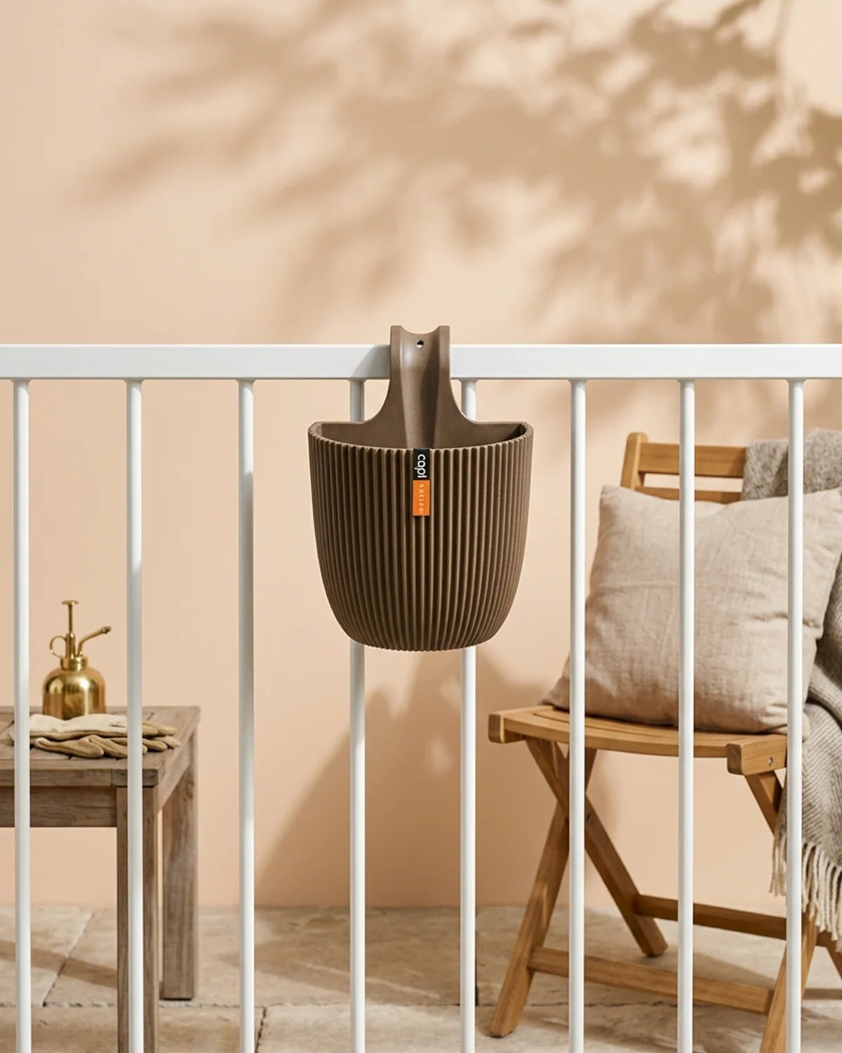 Capi Europe Planter Balcony Groove - Bostan