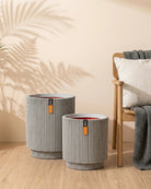 Capi Europe Vase Cylinder Groove NL - Bostan