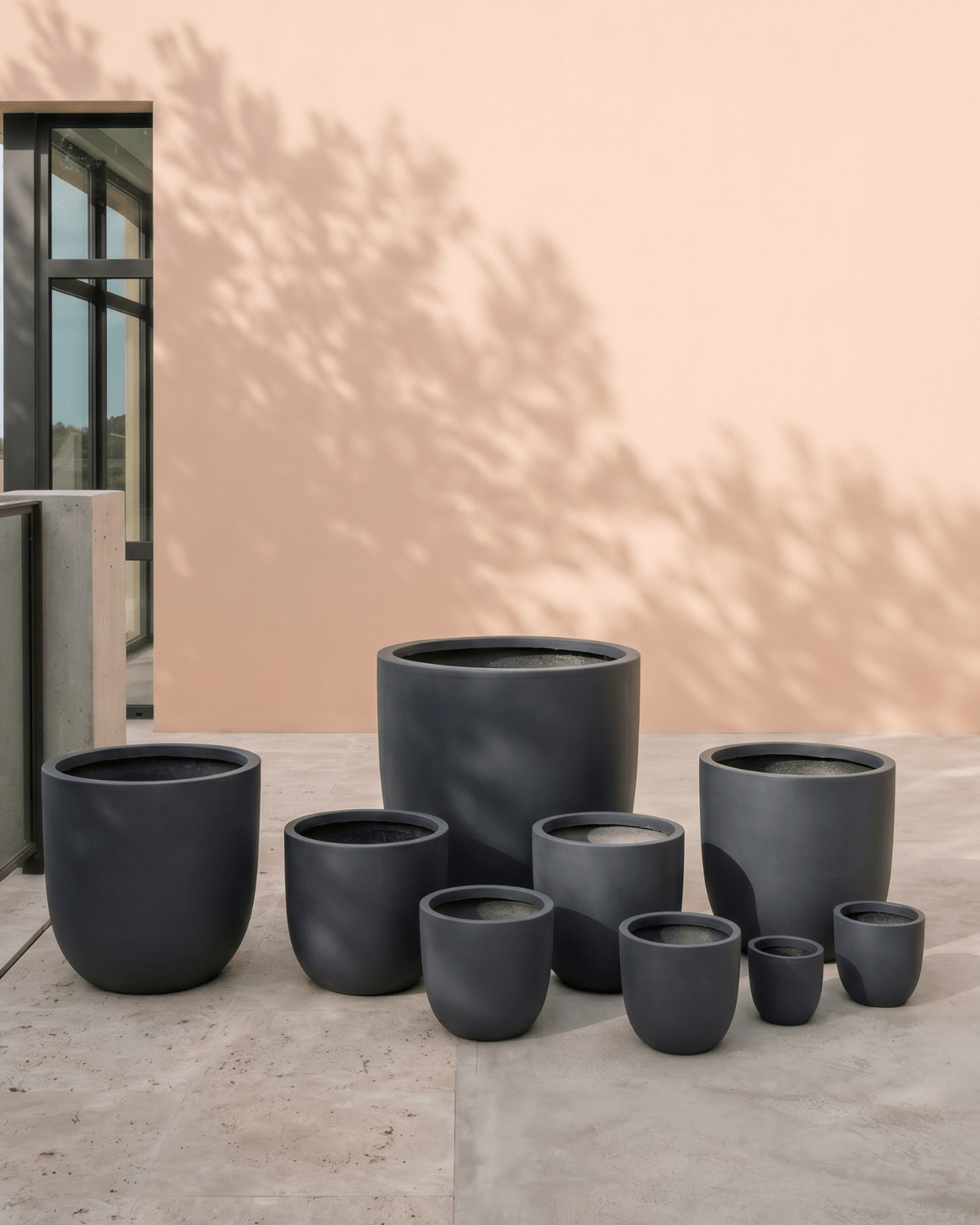 Classic Round Fiberclay Pot - Bostan