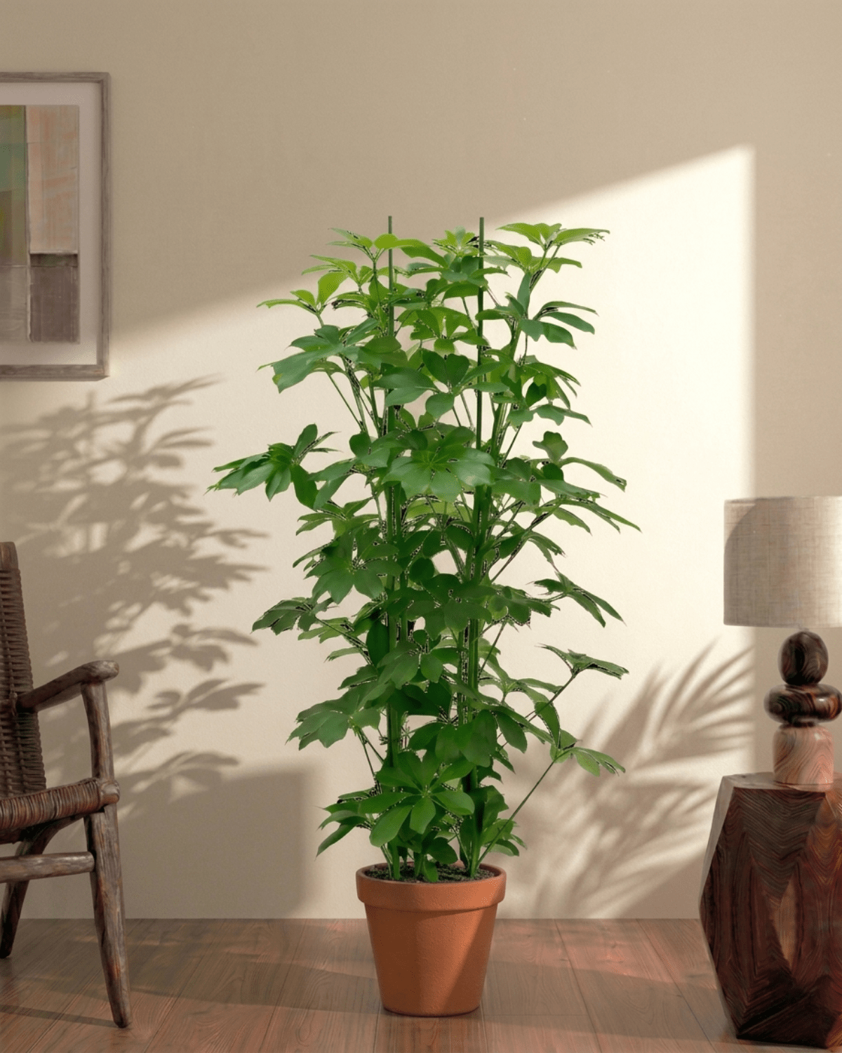Dwarf Umbrella Tree (Schefflera arboricola Gold Capella) - Bostan
