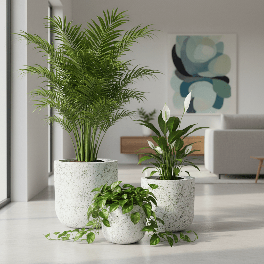 Fiber Cement Pot H013 - 040 - S3 - Bostan Al Jazeera