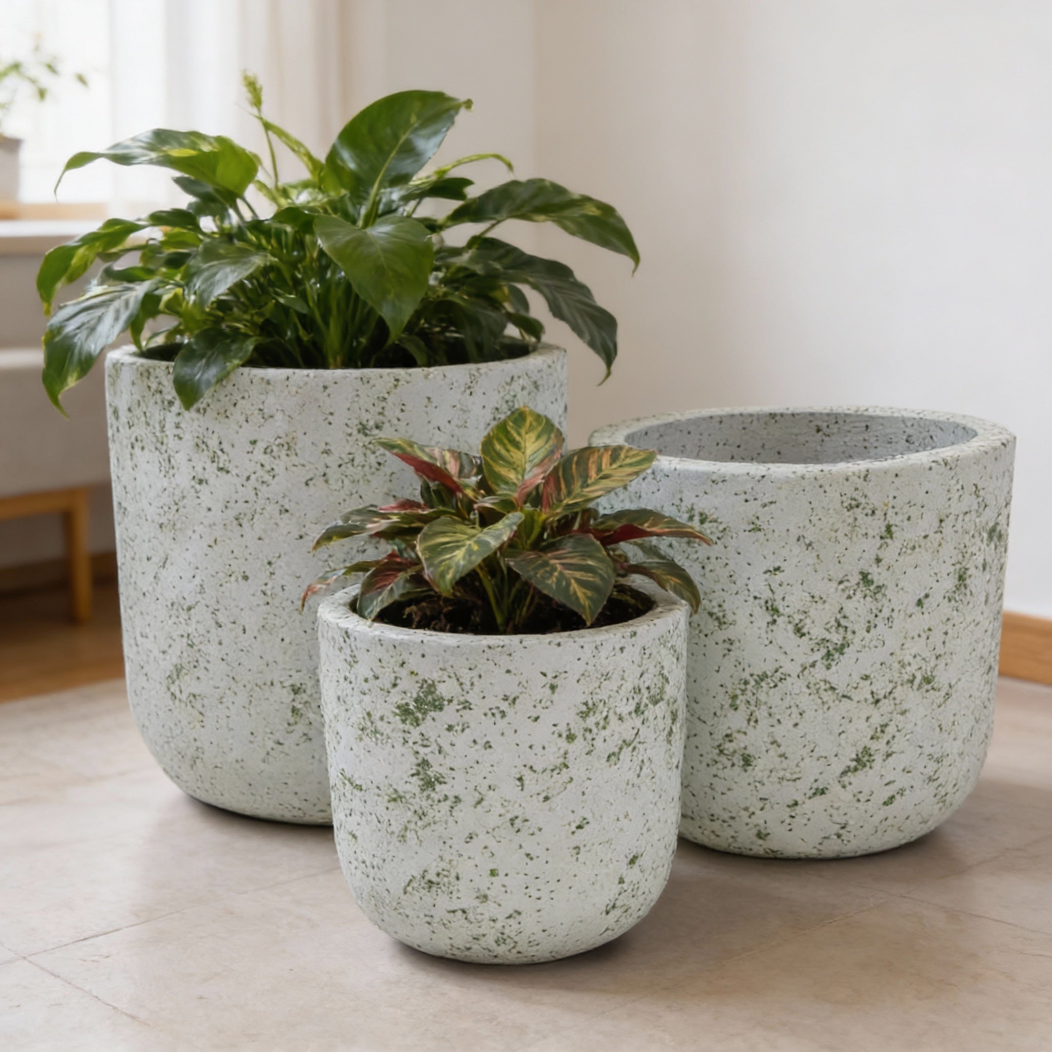 Fiber Cement Pot H013 - 040 - S3 - Bostan Al Jazeera
