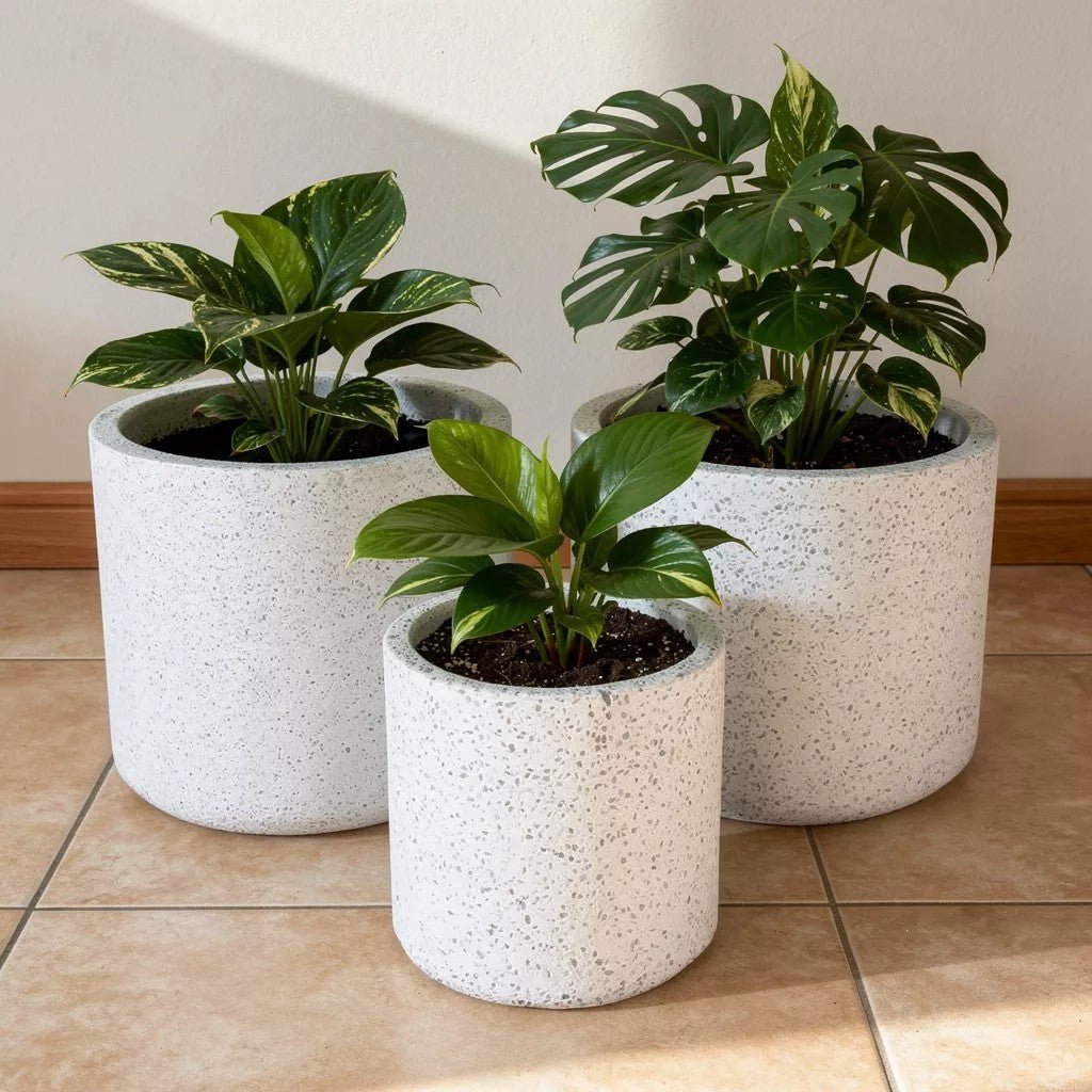 Fiber Cement Pot H0131 - 058 - S3 - HG.VN - Bostan Al Jazeera