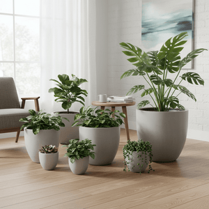 Fiber Clay Pot DW172257 - Bostan Al Jazeera