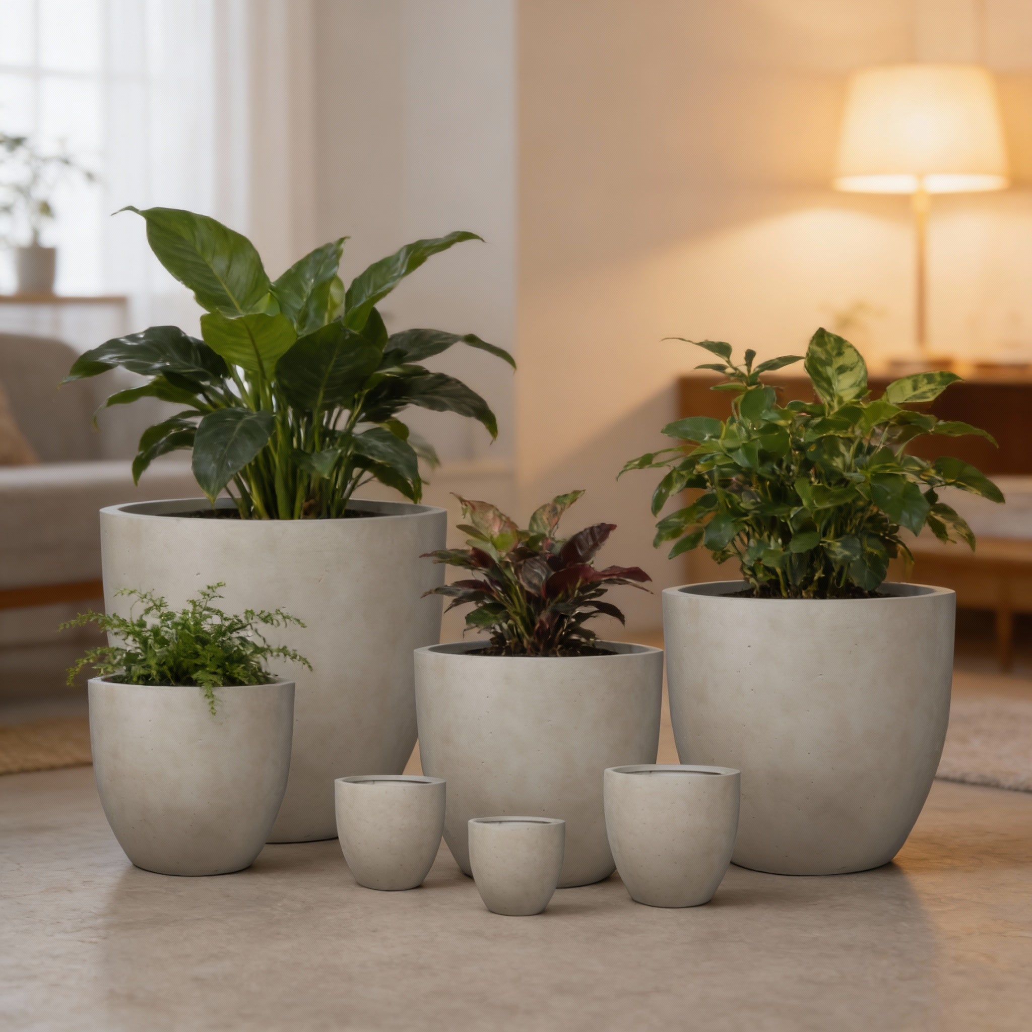 Fiber Clay Pot DW172257 - Bostan Al Jazeera