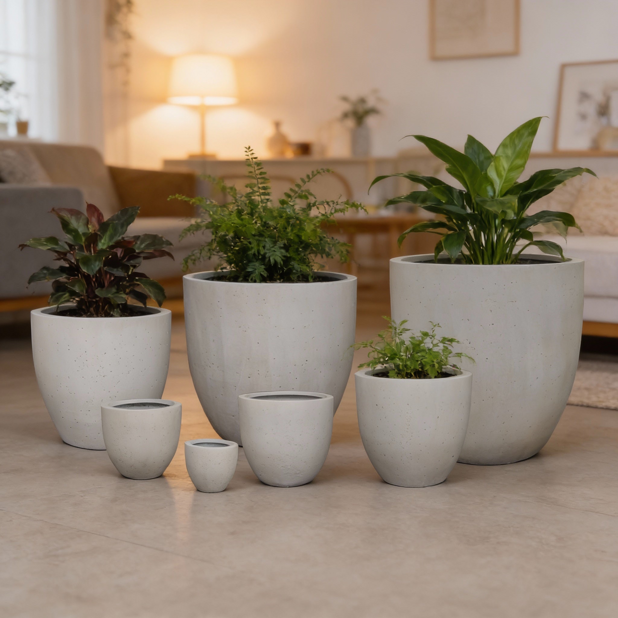 Fiber Clay Pot DW172257 - Bostan Al Jazeera