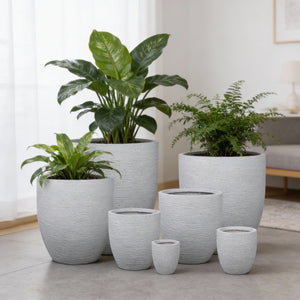 Fiber Clay Pot DW184372 - Bostan Al Jazeera