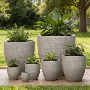 Fiber Clay Pot DW184372 - Bostan Al Jazeera