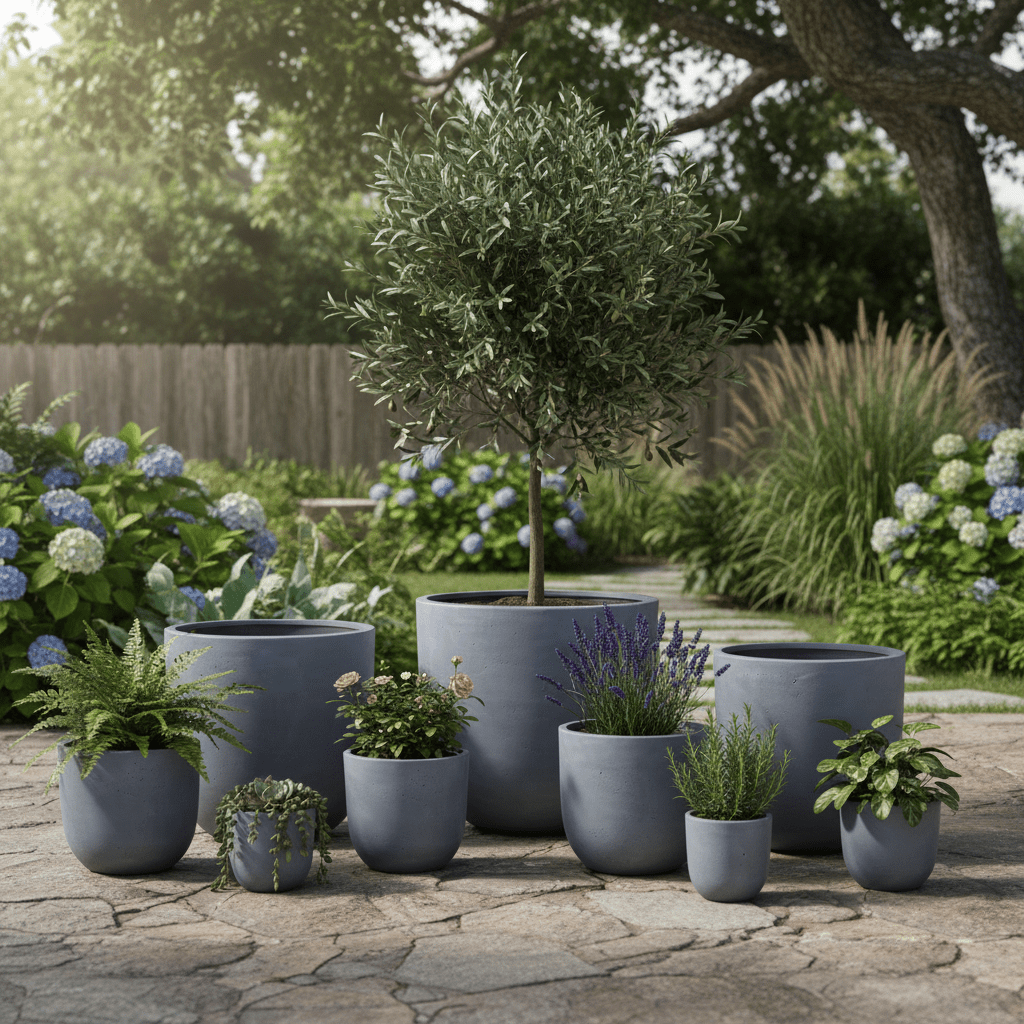 Fiber Clay Pot DW258918 - Bostan Al Jazeera