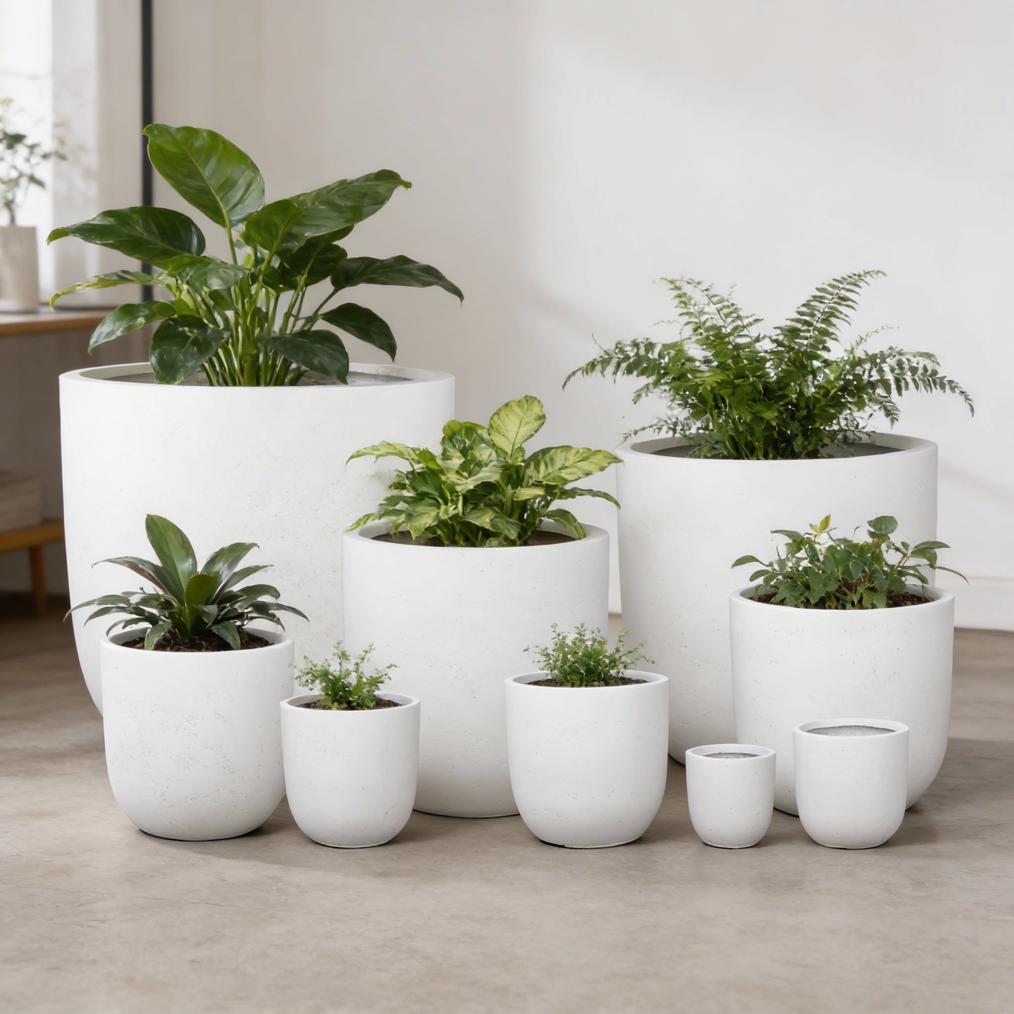 Fiber Clay Pot DW258918 - Bostan Al Jazeera