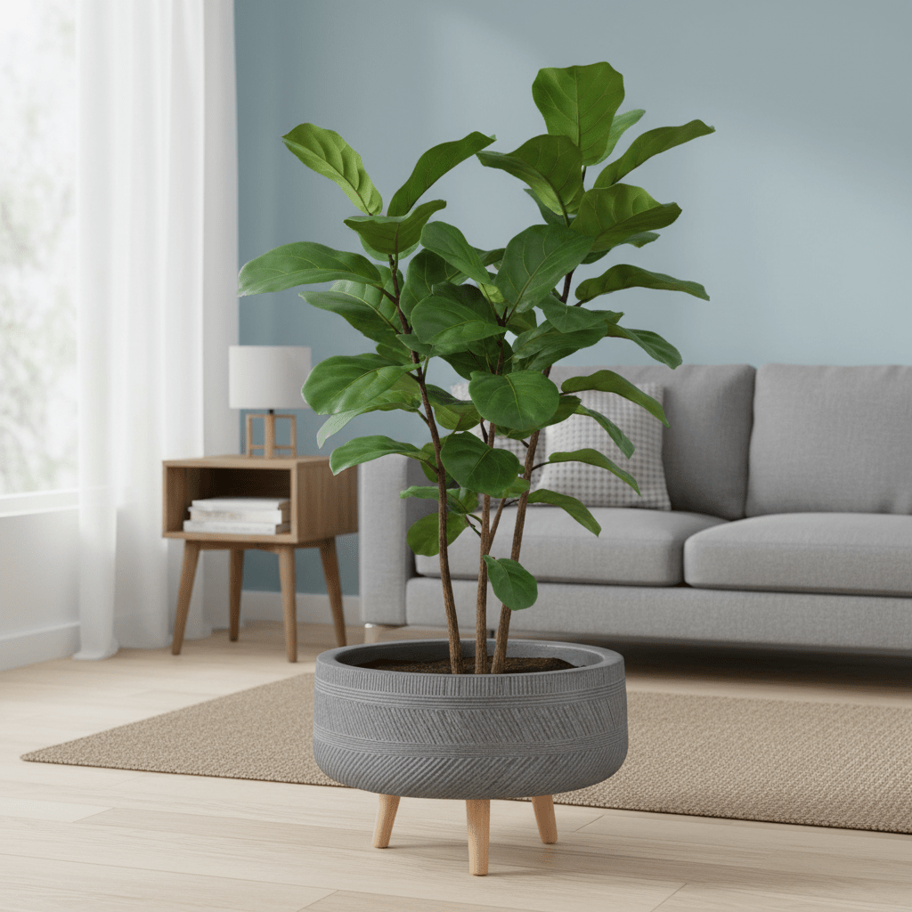 Fiber Clay Pot LT - 13963 - Bostan Al Jazeera