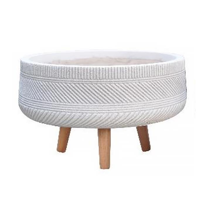 Fiber Clay Pot LT - 13963 - Bostan Al Jazeera