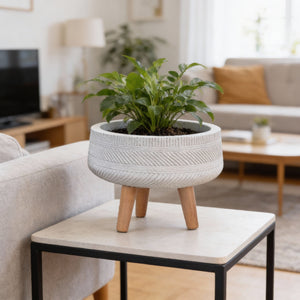 Fiber Clay Pot LT - 13963 - Bostan Al Jazeera