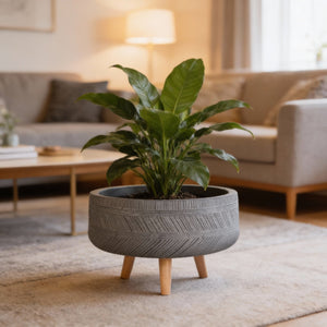 Fiber Clay Pot LT - 13963 - Bostan Al Jazeera