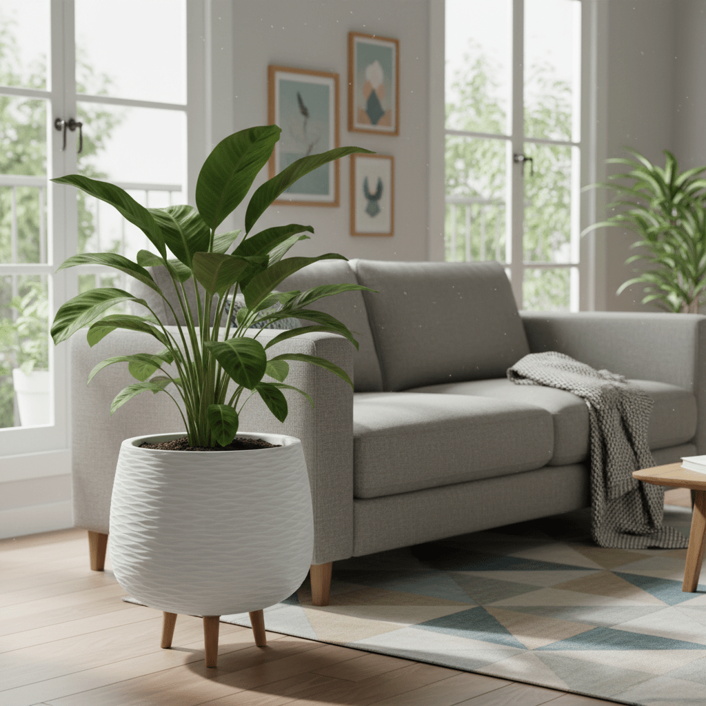 Fiber Clay Pot LT14480T - Bostan Al Jazeera