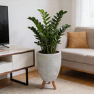 Fiber Clay Pot | White - Bostan Al Jazeera