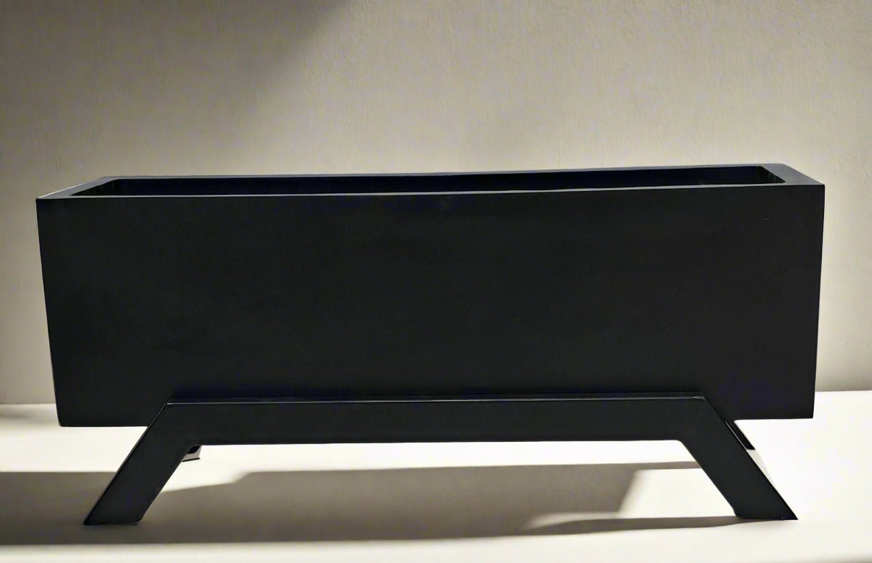 GRP RECTANGULAR PLANTER BOXES WITH STAND - Bostan Al Jazeera