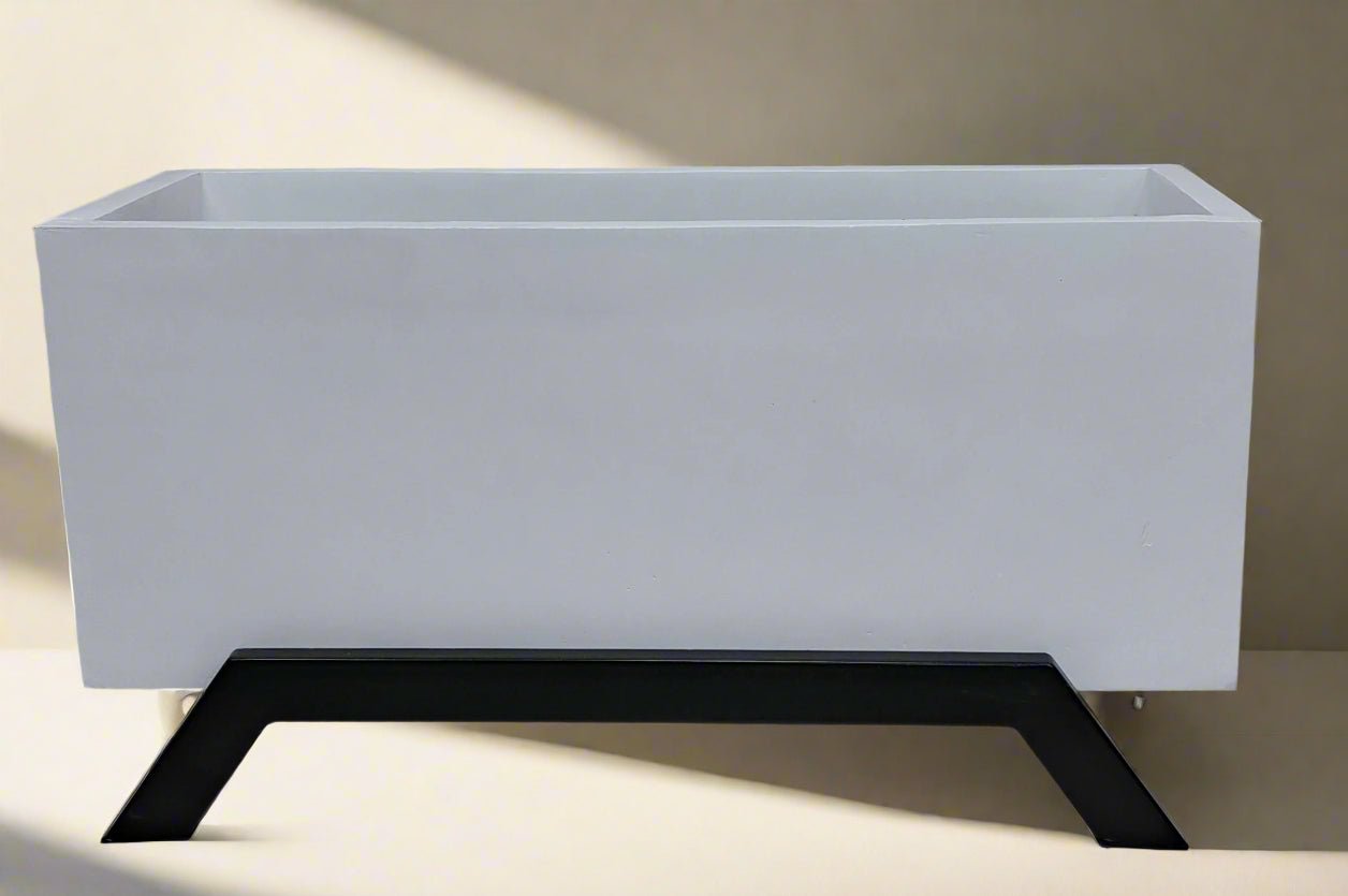 GRP RECTANGULAR PLANTER BOXES WITH STAND - Bostan Al Jazeera